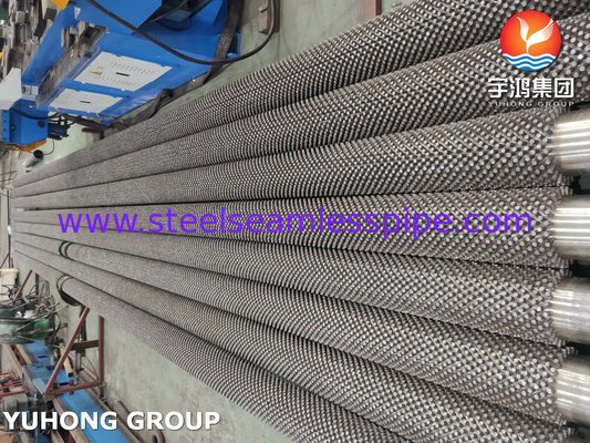 ASTM A179 Studded Tube Carbon Steel Base Tube With Carbon Steel For Radiador