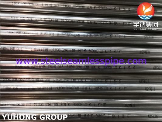 ASTM A249 TP316L Stainless Steel Welded Tube For Boiler Superheater Heat Exchanger