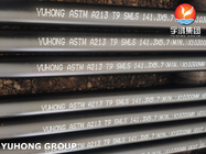 ASTM A213 / ASME SA213 T9 Boiler Tube Alloy Steel Seamless Tube Black Painting