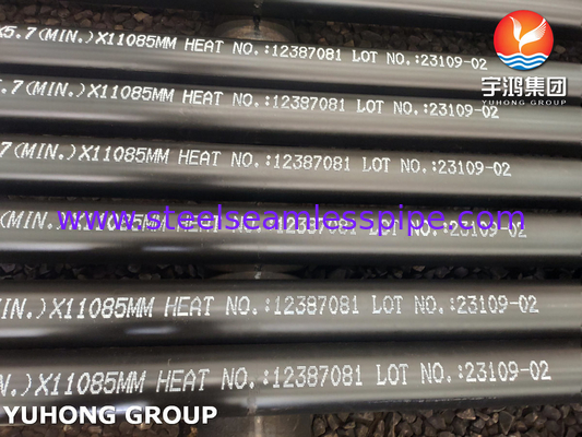 ASTM A213 / ASME SA213 T9 Boiler Tube Alloy Steel Seamless Tube Black Painting