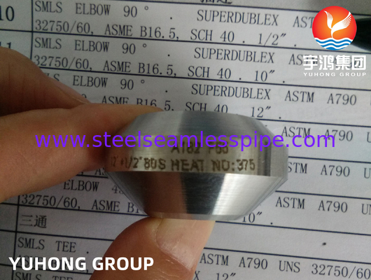 ASTM A182 F51 F53 F55 Forged Pipe Fittings , Accesorios Forjados