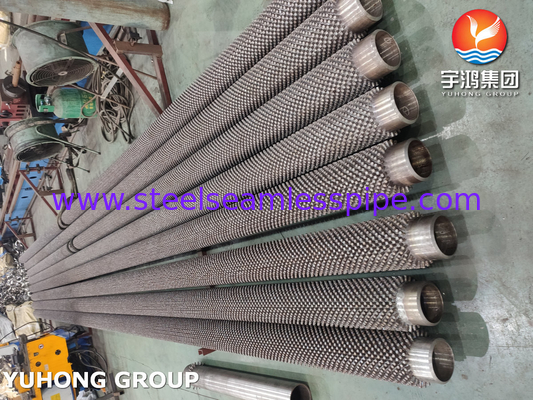 Alloy Steel Fin Tube Studded Tube Heat Exchanger Tube NDT HT/ ECT