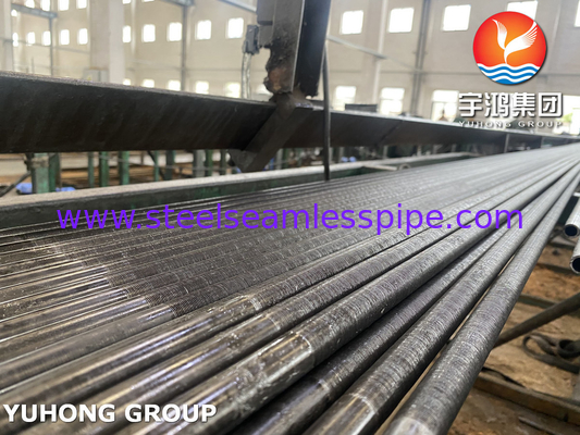 ASTM A179 Carbon Steel Low Fin Tube Heat Exchanger Tube NDT HT,ECT