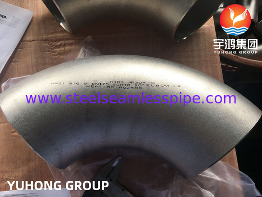 ASTM A403,ASME SA403,EN10253-4 WP304 1.4301 STAINLESS STEEL BUTT WELD ELBOW