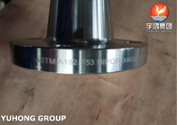 ASTM A182 F53 (UNS S32750) Super Duplex Stainless Steel Weld Neck RF Flange, Nipoflange