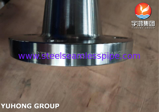 ASTM A182 F53 (UNS S32750) Super Duplex Stainless Steel Weld Neck RF Flange, Nipoflange