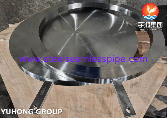 ASTM A182 F53 (UNS S32750) Super Duplex Stainless Steel Weld Neck RF Flange, Nipoflange