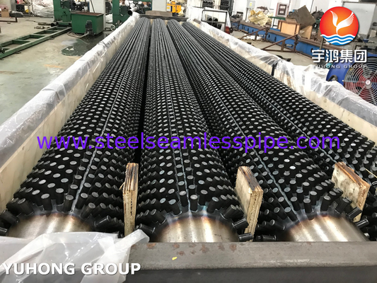 ASTM A106 Gr.B Seamless Studded Fin Tube For Boiler/Furnace Application