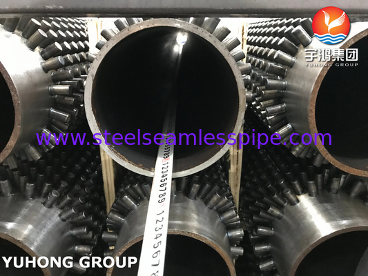 ASTM A106 Gr.B Seamless Studded Fin Tube For Boiler/Furnace Application