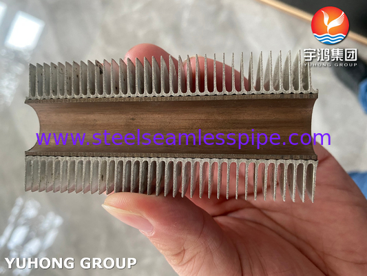 Fin Sample And Fin Tube Hoop Used On Fin Tube used On Heat Exchanger