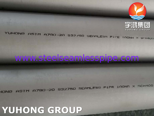 ASTM A790  S32750 Super Duplex Steel Seamless Pipe  Water Treatment Equipment