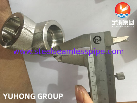 ASTM A182 F304 Stainless Steel Fitting 90 DEG Elbow High Pressure B16.11
