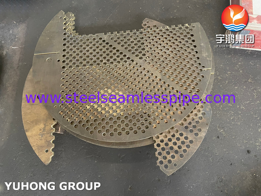 ASME SB171 C71500  Transverse baffle, longitudinal baffle, Impingement plate for  Heat Exchanger Application