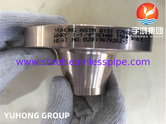 Copper Nickel Alloy Flange ASTM B151 C70600 SORF WNFF B16.5 CLASS150