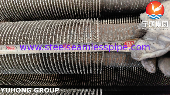 ASTM A335 P9 11CR Serrated Fin Tube For Heat Exchanger Used On Dustry