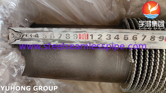 ASTM A335 P9 11CR Serrated Fin Tube For Heat Exchanger Used On Dustry