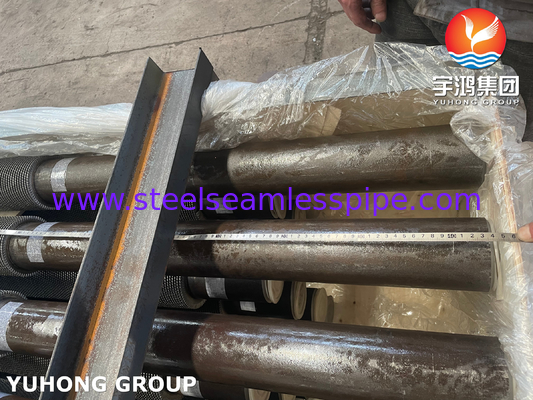 ASTM A335 P9 11CR Serrated Fin Tube For Heat Exchanger Used On Dustry