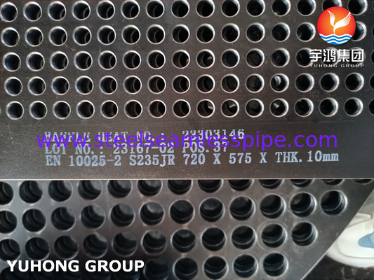 EN 10025-2 S235JR Carbon Steel Baffle Support Plate For Heat Exchanger