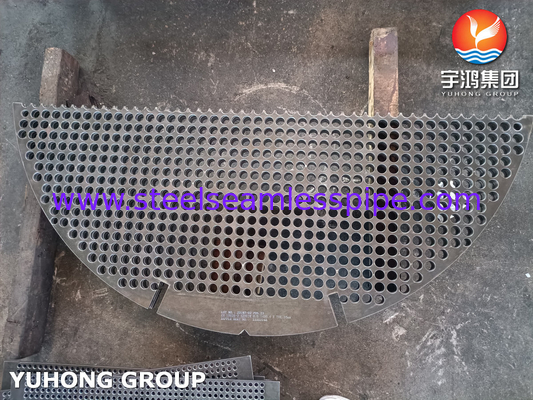 EN 10025-2 S235JR Carbon Steel Baffle Support Plate For Heat Exchanger