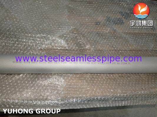 ASTM B407 Alloy 800 UNS N08800 1.4876 Nickel Alloy Seamless Pipe