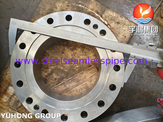 ASTM SA266 Gr2N Channel Cover Flange And Shell Side Flange Used In Heat Exchanger