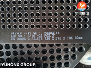 EN 10025-2 S235JR Carbon Steel Baffle Tubesheet For Heat Exchanger