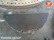 Carbon Steel Square Semicircle Baffle Tubesheet For Heat Exchanger EN 10025-2 S235JR