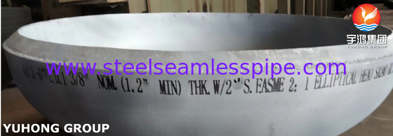 ASTM SA240 321 Stainless Steel Elliptical  Head For Tube And Shell Heat Exchanger