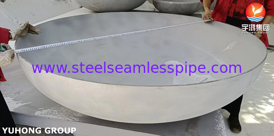 ASTM SA240 321 Stainless Steel Elliptical  Head For Tube And Shell Heat Exchanger