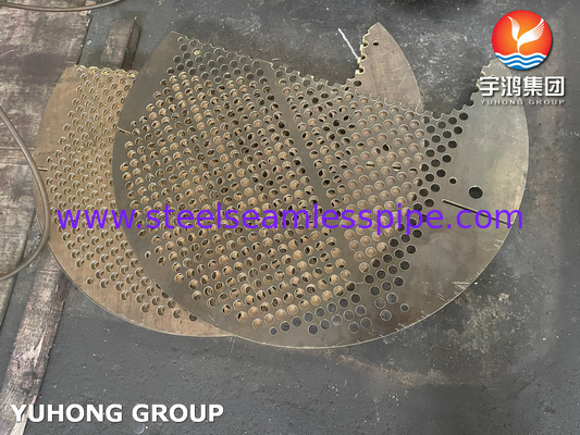 ASME SB171 UNS C71500, CuNi 70/30 Baffle Plate, Transverse Baffle, Longitudinal Baffle