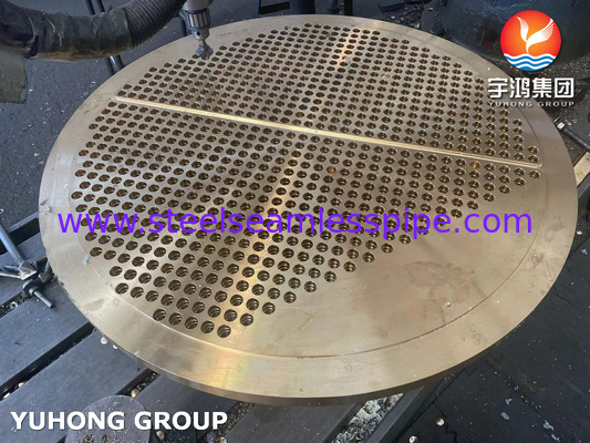 ASTM Copper Alloy Steel Baffle And Tubesheet For Heat Exchanger