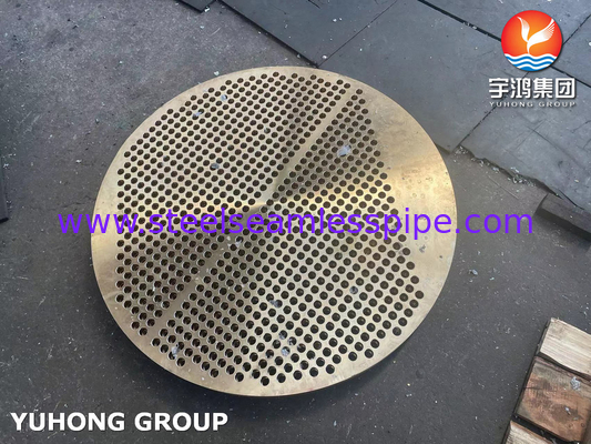 ASTM Copper Alloy Steel Baffle And Tubesheet For Heat Exchanger