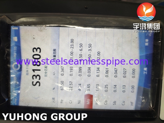 ASTM A789 UNS S31803 Duplex Stainless Steel Seamless Tube For Chemical Process Plant