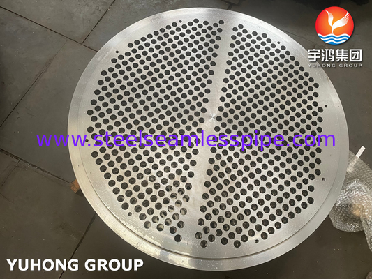 High Strength Steel Baffle And Tube Sheet Used In Heat Exchanger / Boiler / Air Conditing