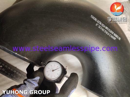 Alloy Steel Pipe Fittings ASTM A234 WP9 WP5 180° Lr Sr Elbow