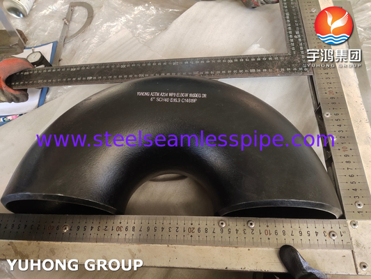 Alloy Steel Pipe Fittings ASTM A234 WP9 WP5 180° Lr Sr Elbow