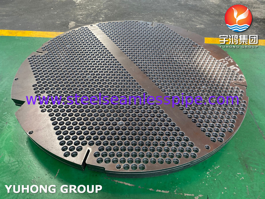 Customized Carbon Steel Baffle Plate Support Plate For Heat Exchanger