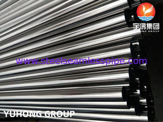 Food Grade Stainless Steel Sanitary Tubing ASTM A270 TP304 Polished / Mirror Surface