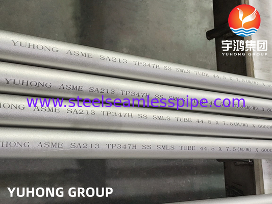 Asme Sa213 Tp347h Stainless Steel Seamless Boiler Tube With GL Approved