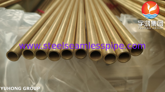 ASME SB111 C68700 Seamless Brass Tubes for Desalination of Seawater