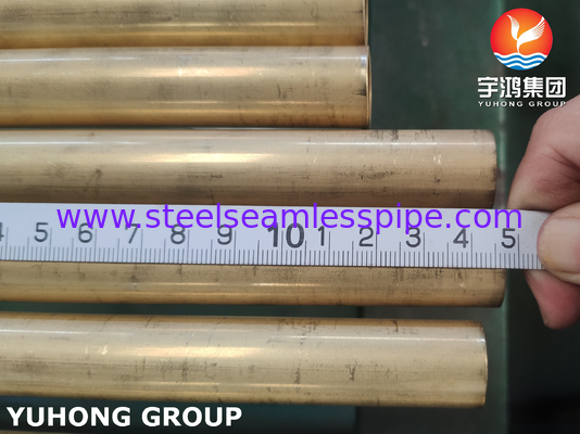 ASME SB111 UNS C68700 O61 Seamless Aluminum Brass Tube For Petroleum Industry