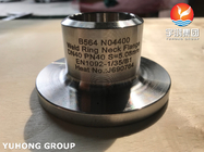 ASTM B564 UNS NO4000 Weld Neck Ring Face Flange EN1092-1 PN16 For Mining Industry