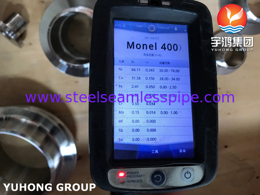 B564 N04400 Weld Neck Raised Face Nickel Copper Alloy Flange for Mining Industry