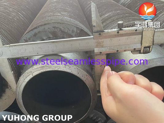 ASME SA213 TP304  Stainless Steel Seamless Tube 11-13 Cr Fin HF Welding Fin Tube For Cement Industry