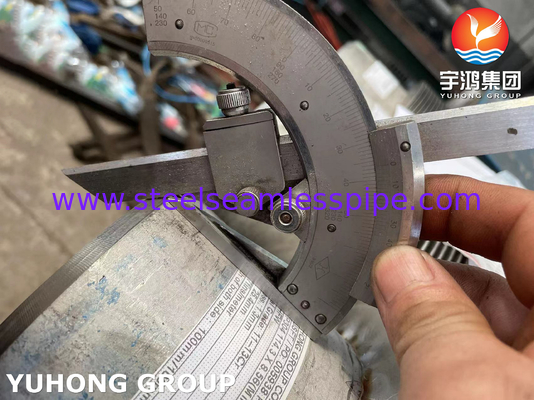 ASME SA213 TP304  Stainless Steel Seamless Tube 11-13 Cr Fin HF Welding Fin Tube For Cement Industry