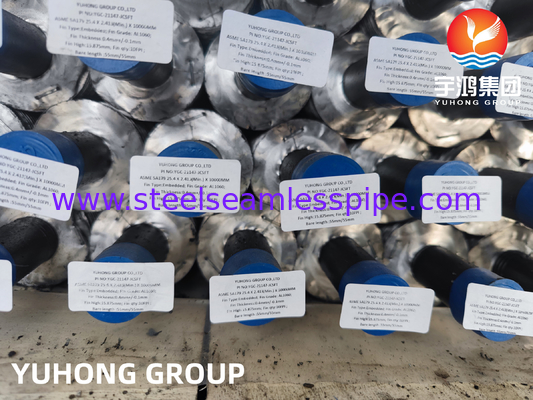 Embedded G Type Finned Tube ASME SA179 Seamless Carbon Steel Tube for Air Coolers ​