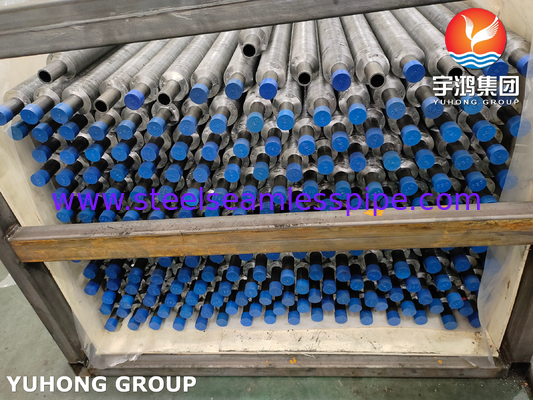 Aluminum Fin Material Finned Tubes Customized Base Tube OD For Heat Exchanger