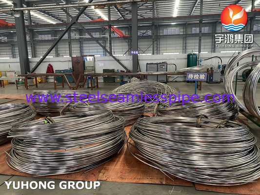 Seamless Stainless Steel Coil Tubing Bright Annealed  A269 TP316L For Gas Transport