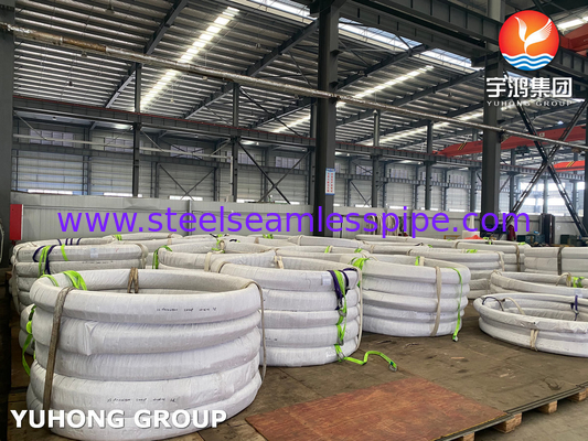 Seamless Stainless Steel Coil Tubing Bright Annealed  A269 TP316L For Gas Transport