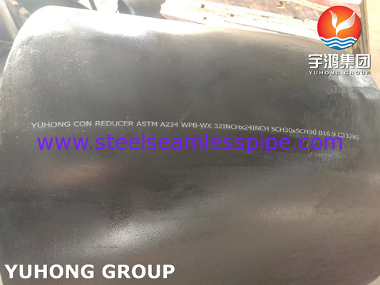 Large Diameter Fitting ASTM A234 WPB-WX Reducer Alloy Steel